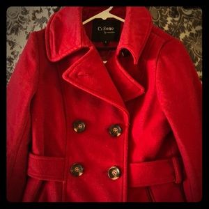 Red Pea Winter Coat